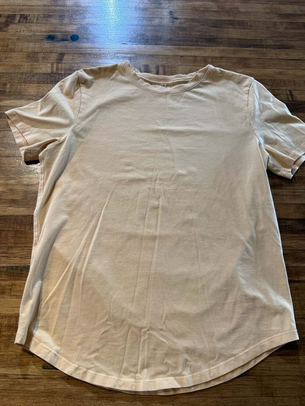 Lululemon Short Sleeve Scoop Hi Low Bottom Shirt Size 4 (v)